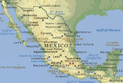 detaljna mapa meksika