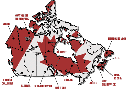 Kanada: karta improvizovano nema sta