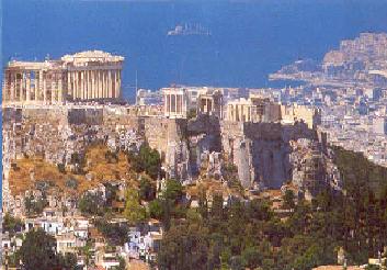 Akropolj danas sa Atinom