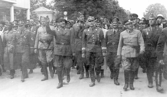 Ante Pavelic u Banjaluci, jun 1942. godine