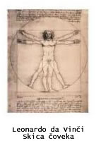Skica coveka Leonarda da Vincija