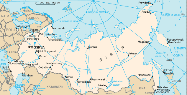 ruska federacija karta PROSTIRAWe ruska federacija karta