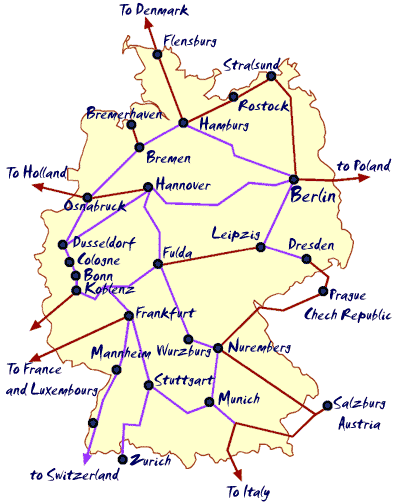 karta njemačke pokrajine Njemačka karta njemačke pokrajine