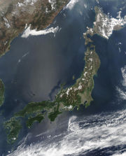 Satelitski prikaz Japana 