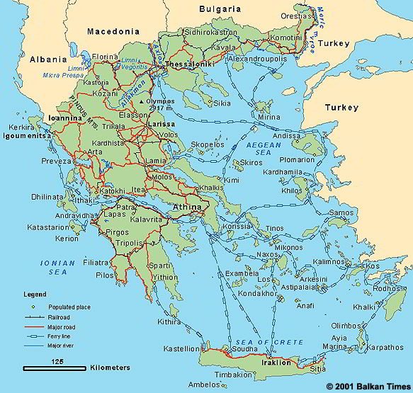 geografska mapa grcke Grčka je republika koja se nalaz geografska mapa grcke