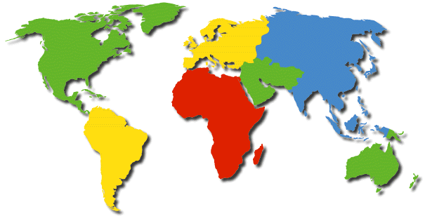 mapa sveta kontinenti Karta svijeta mapa sveta kontinenti