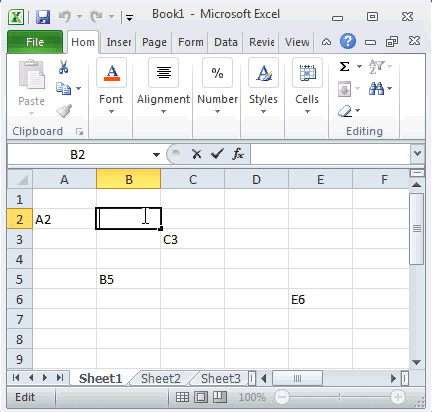 abc MICROSOFT EXCEL 2010 - Zoom out
