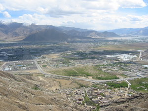 Lhasa is located in the Lhasa Valley of Tibet.