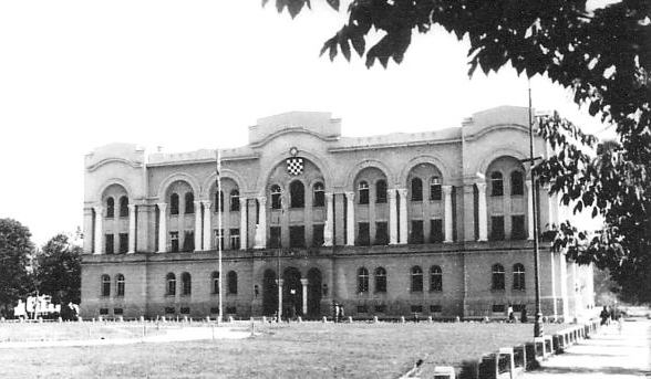 Banski dvor snimljen 1943. godine