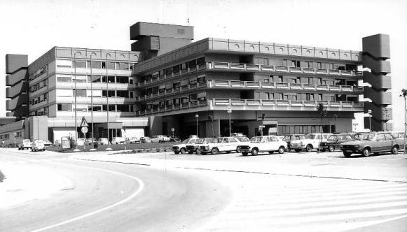 Bolnica na Paprikovcu, gradenaa od 1974. do 1979. godine