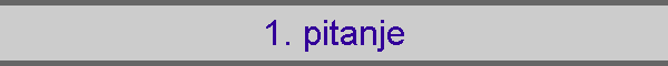 1. pitanje