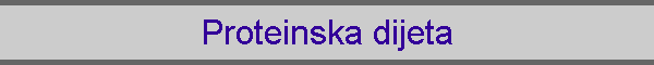 Proteinska dijeta