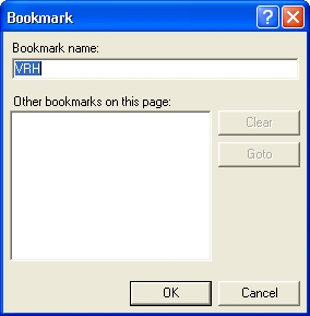 okvir za dijalog bookmark !!!