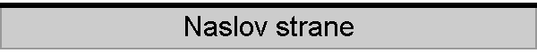 naslov strane
