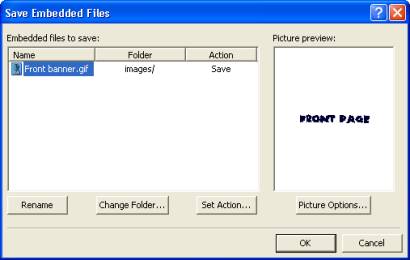okvir za dijalog save embedded files !!!