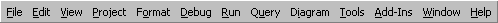 Traka sa menijima (eng. Menu Bar)