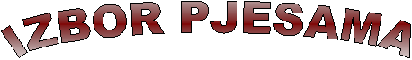 IZBOR PJESAMA